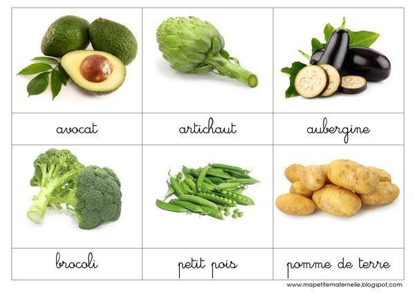 nomenclature les légumes