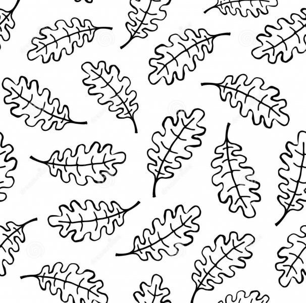 black-white-oak-tree-leaf-outlined-seamless-pattern-black-white-oak-tree-leaf-outlined-seamless-pattern-endless-background-110739667