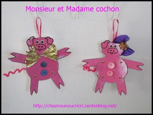 Monsieur et Madame cochon !!