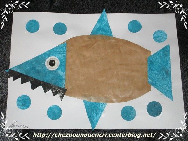 Le requin papier kraft 