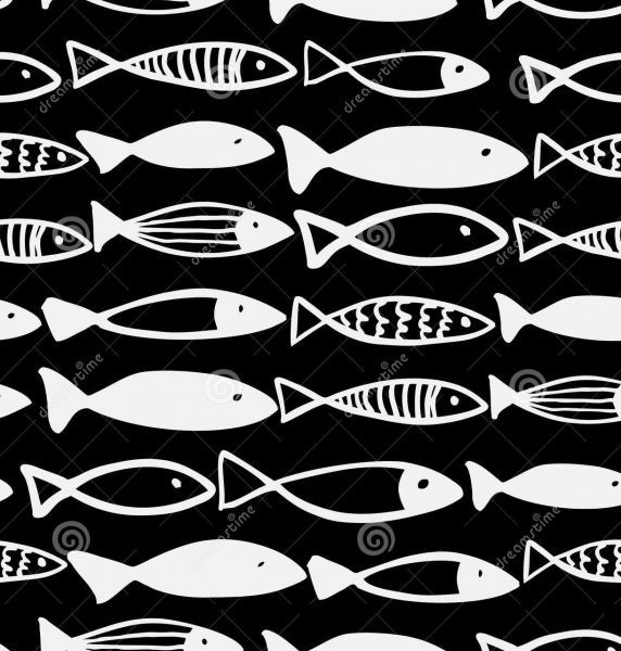 modele-noir-et-blanc-decoratif-avec-des-poissons-64284384