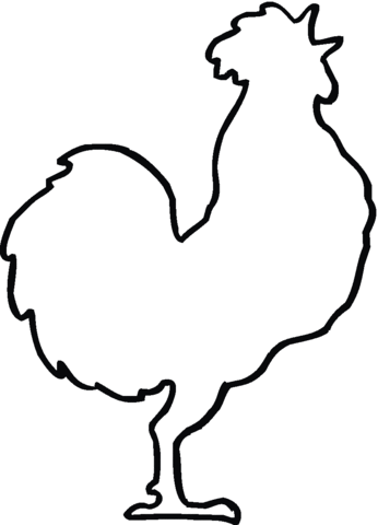 rooster-outline-coloring-page